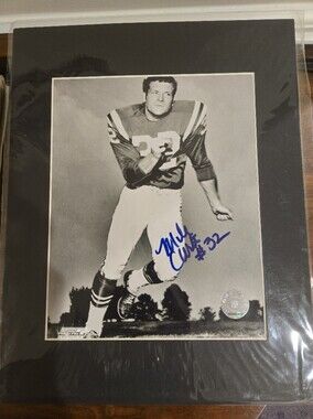 Autograph Baltimore Colts Mike Curtis Signed Photo Matted